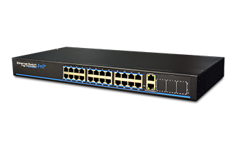 24 Ports PoE Fast Managed Ethernet Switch(Off Production)
