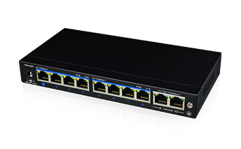 8 Ports PoE Ethernet Switch(Two Gigabit Uplinks)