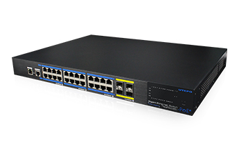  24 Ports PoE Gigabit L3 Managed Ethernet Switch