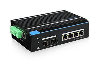  Industrial 4-Port Gigabit 2-Port Gigabit SFP L2 Managed Ethernet Switch