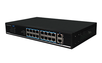  16-Port 10/100Mbps+2 Gigabit Uplink PoE Switch (Off Production)