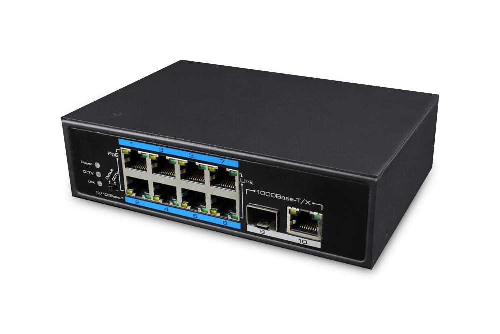 4 Ports PoE Ethernet Switch (One Uplink Port) UTP3-SW0401-TP60 4 Ports PoE  Ethernet Switch (One Uplink Port) 4*FE PoE + 1*FE IEEE802.3af/at One-key  CCTV mode(250m/10Mpbs) 6KV surge protection, 8KV ESD immunity and  anti-interference ...