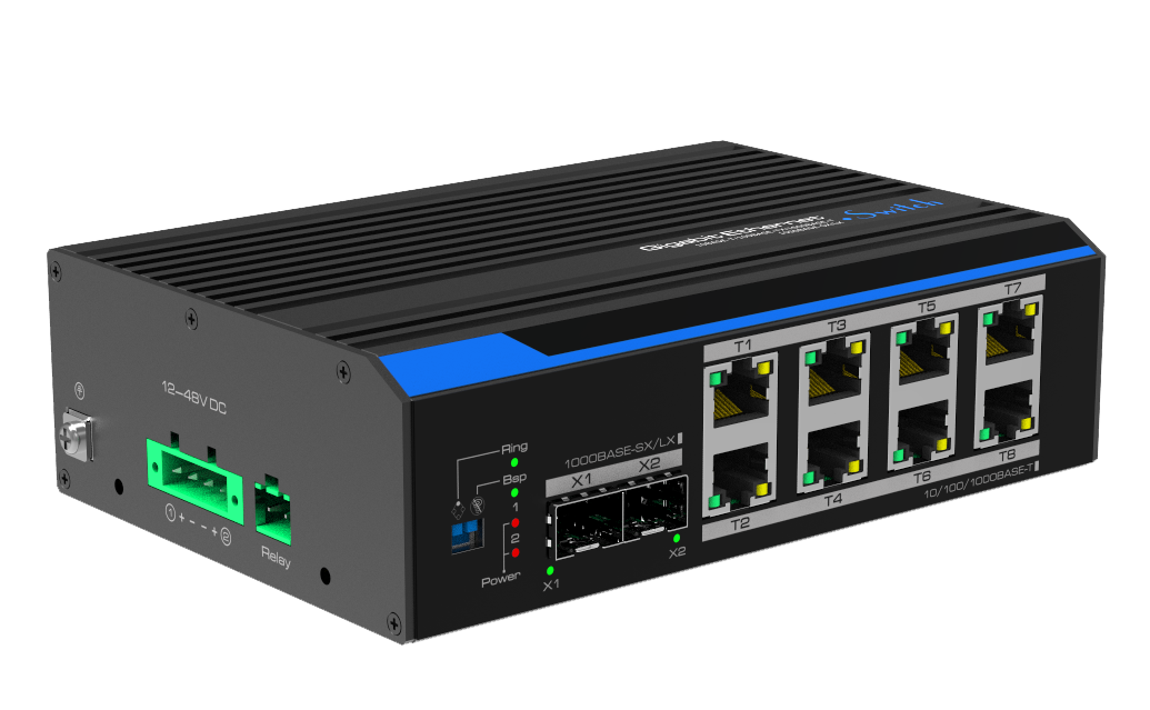 RuggedNet 10G Unmanaged Industrial Ethernet Switch