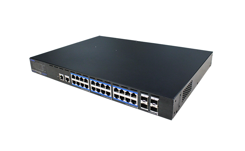 Buy 24 Port Gigabit Ethernet PoE Switch With 4 Gigabit 4 SFP Uplink Port