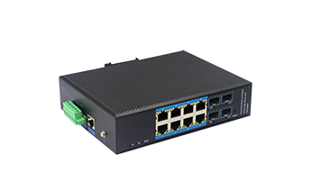 Layer 2+ Gigabit Switch Managed 8-Port PoE + 4-Port Gigabit SFP - LINKOH