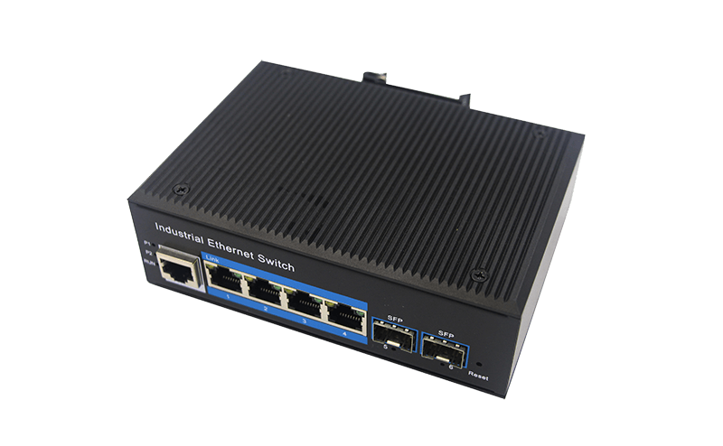 Industrial 4-Port Gigabit PoE+ 2-Port Gigabit SFP L2 Managed Ethernet Switch (Off Production)