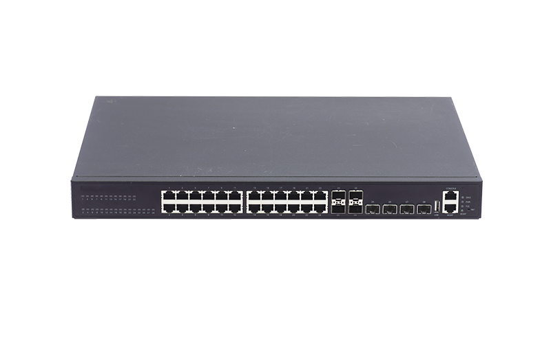 20-Port Gigabit PoE+ 4-Port Gigabit Combo 4-Port 10G SFP+ L3 Managed Ethernet Switch