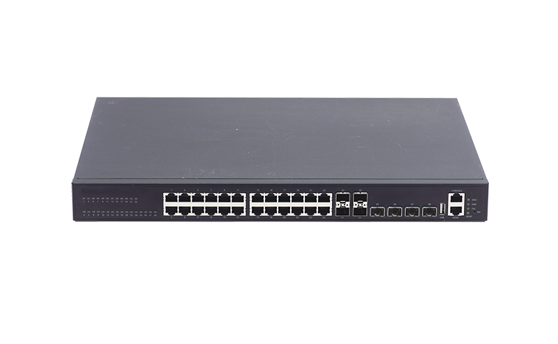  20-Port Gigabit PoE+ 4-Port Gigabit Combo 4-Port 10G SFP+ L3 Managed Ethernet Switch