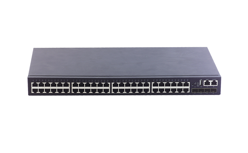 1U 48 Port PoE 10-Gigabit-Ethernet Switch - PSNA 110 - Ultra-low