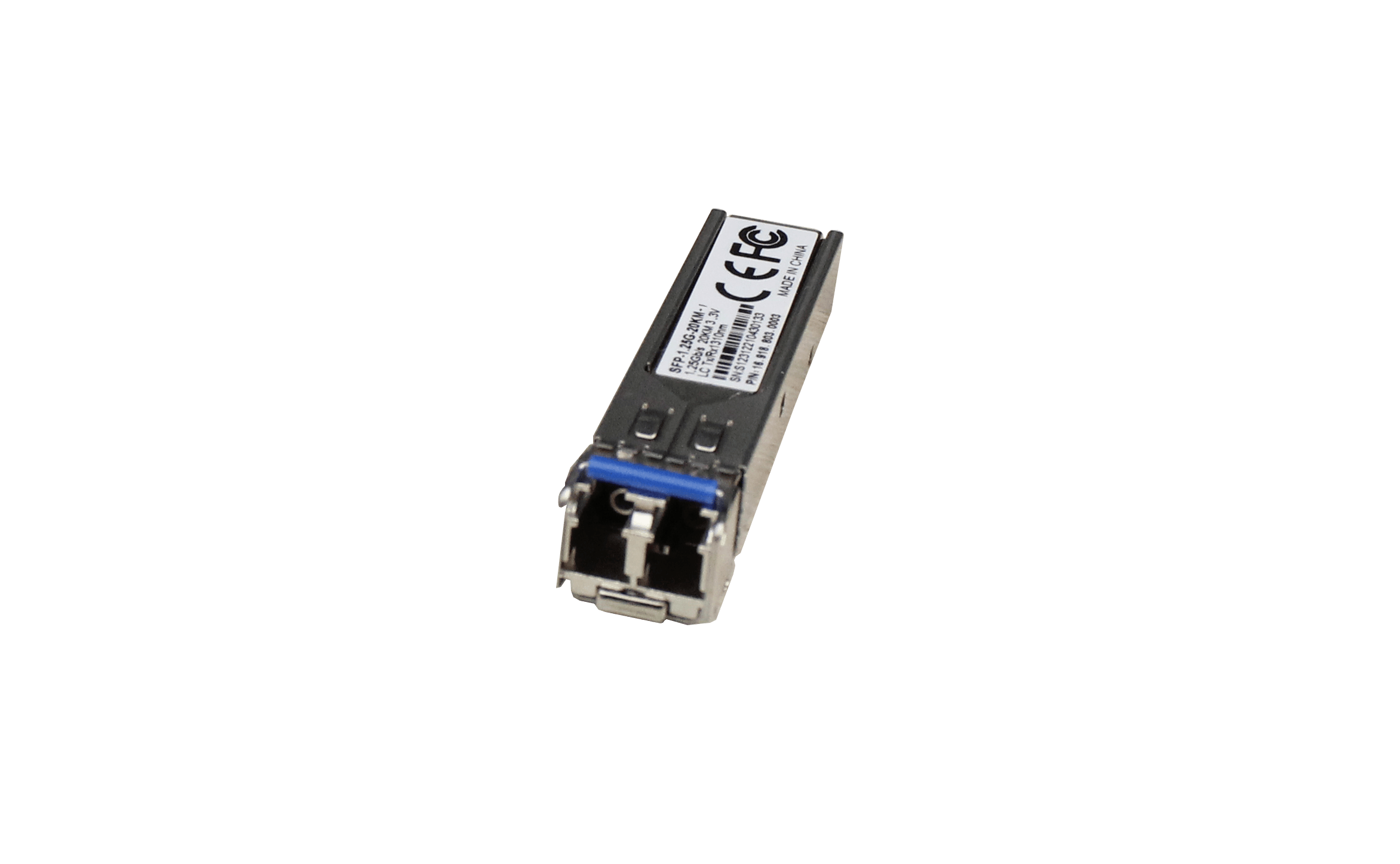 thumbnail image 2 of ROBOfiber SFP Transceiver Module – Gigabit WDM Single Strand BiDi B, 20km, Tx1550/Rx1310nm – SFP-7020-WB 2 of 3