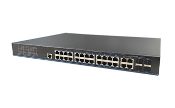  24-Port Gigabit PoE+ 4-Port Gigabit Combo L2 Managed Ethernet Switch